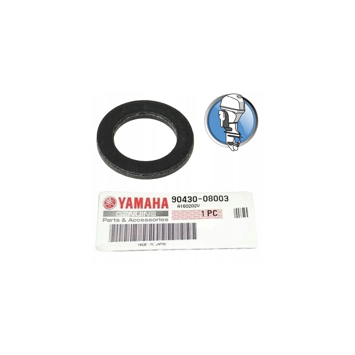 Yamaha Uszczelka Korka Spustu Oleju W Spodzinie 90430-08003 OEM