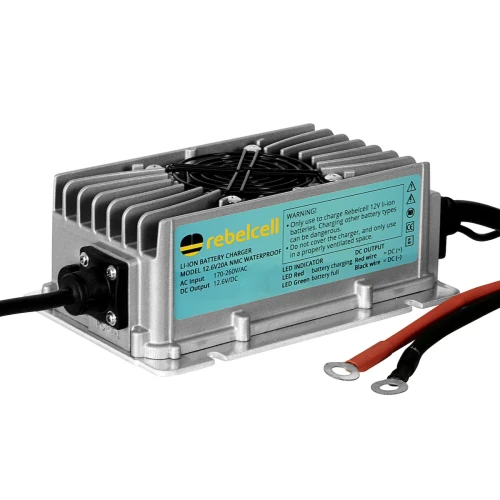 Rebelcell Ładowarka (IP65) 20A 12V