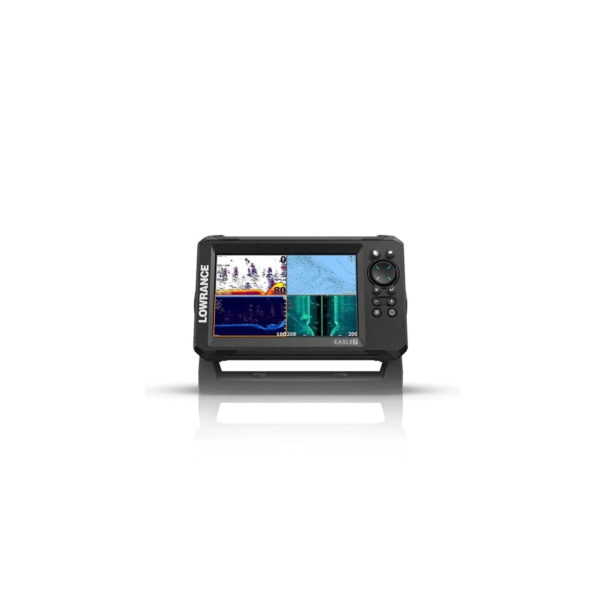 Lowrance Eagle 7 - przetwornik TRIPLESHOT HD – echosonda