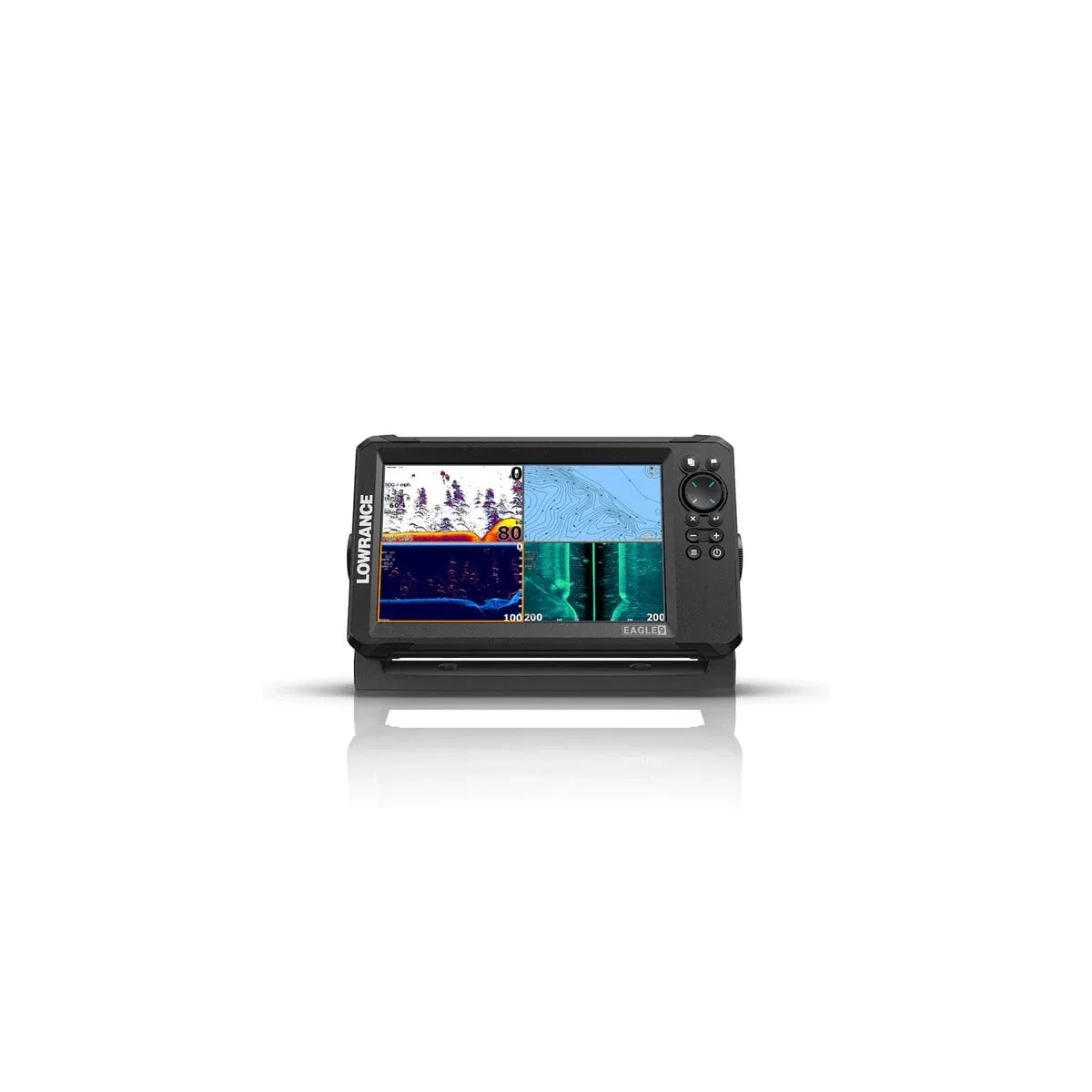 Lowrance Eagle 9 - przetwornik TRIPLESHOT HD – echosonda
