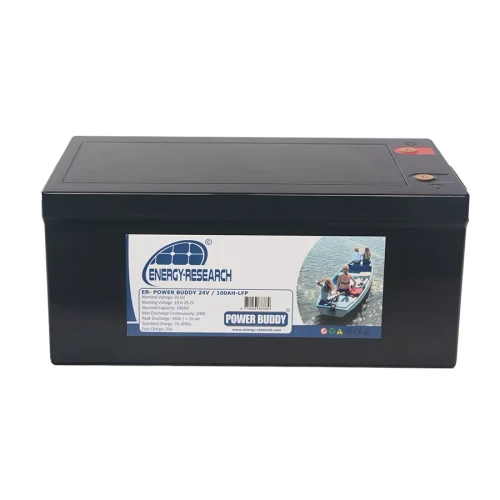 Energy Research 24V 100AH Life PO4 Bluetooth IP67 Waterproof